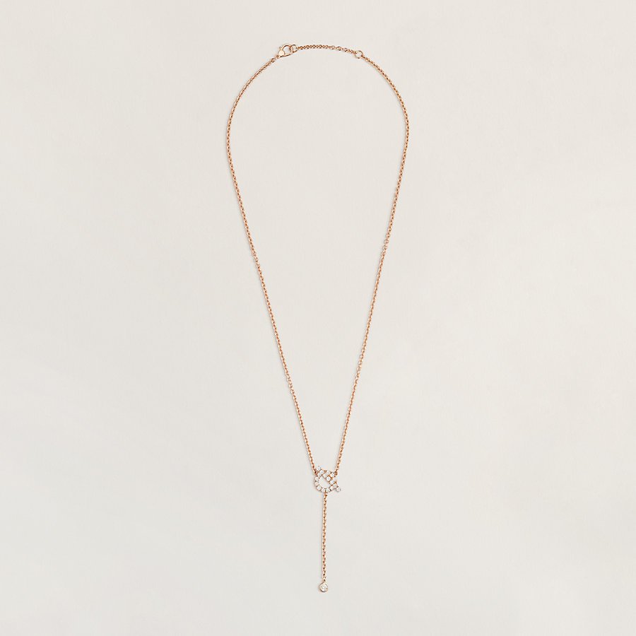 Hermes diamond necklace discount